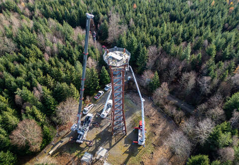 Demontage Hohe Warte 