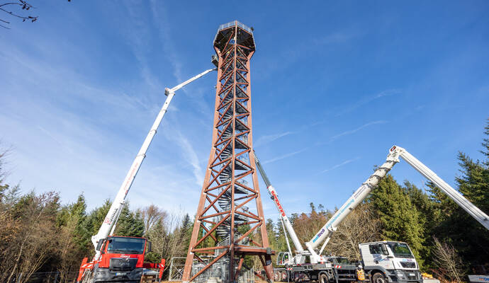 Demontage Hohe Warte 