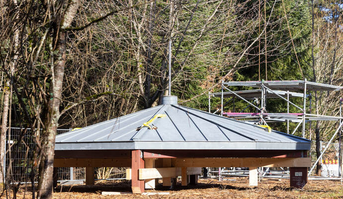 Demontage Hohe Warte 