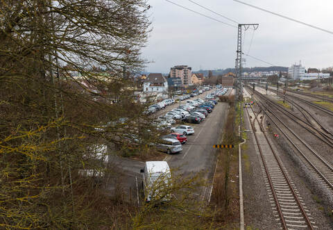Mühlacker Parkplatz am Bahnhof
