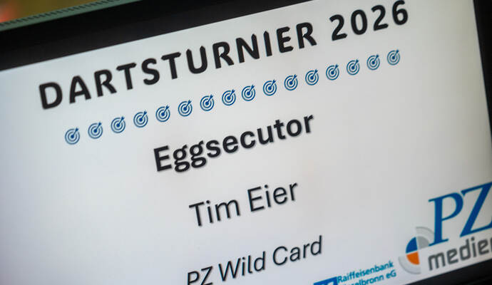 Auslosung Darts WM Kieselbronn