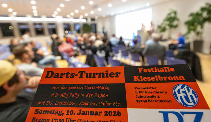 Auslosung Darts WM Kieselbronn