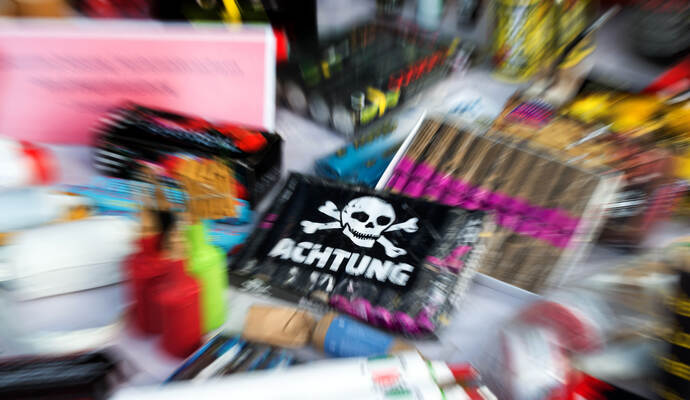 Demonstration "Silvesterfeuerwerk und illegale Pyrotechnik"