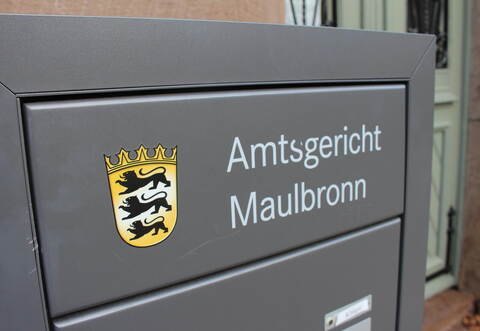 Im Amtsgericht Maulbronn wird am 9. Januar ein Urteil fallen. Ein junger Mannhatte Einspruch gegen ein Urteil eingelegt.