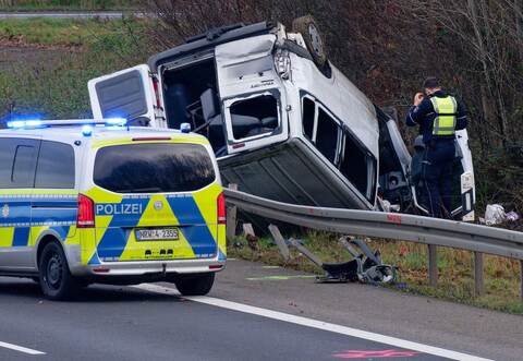 Schwerer Unfall auf der A44