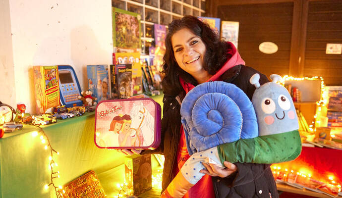 Pascale Göhring hat in Niefern eine anonyme Geschenkebox für Eltern mit eingeschränkten finanziellen Möglichkeiten eingerichtet.