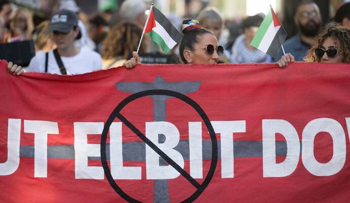 Weiter Proteste gegen israelische Rüstungsfirma in Ulm
