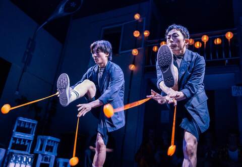 Ausgezeichnete YoYo-Künstler: Die Japaner Naoto Okada (rechts) und Shu Takada haben schon mehrere Preise abgeräumt. Am 31. Januar sind sie als Showact beim Goldstadtpokal zu Gast.