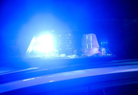 Blaulicht auf Polizeiauto