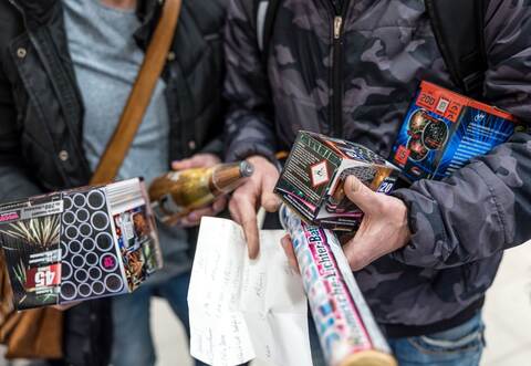 Silvester-Feuerwerksverkauf