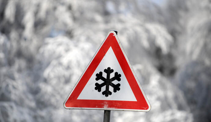 Winterliche Straßenverhältnisse