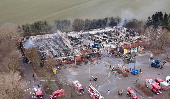 Großbrand in Zehdenick