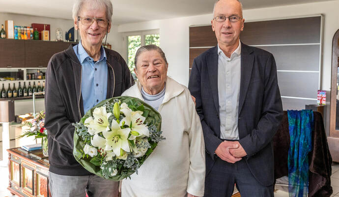 Eiserne Hochzeit Marlies und Rainer Maxion