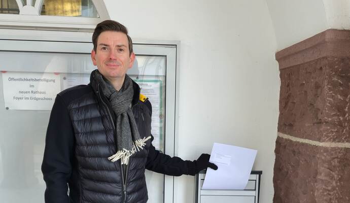 Michael Hopf hat bei einem Neujahrsspaziergang seine Bewerbung eingeworfen.
