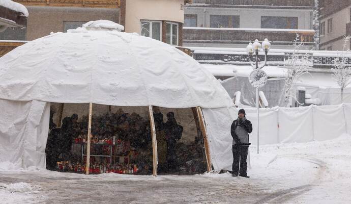 Trauerfeier nach Brand im Schweizer Skiort Crans-Montana
