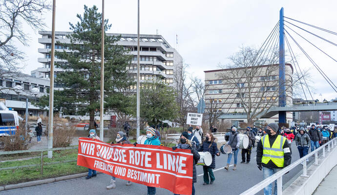 Samstagsdemo gegen Corona-Politik