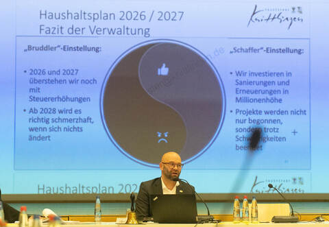 Auf eine schwierige Haushaltszukunft bereitete Bürgermeister Alexander Kozel den Gemeinderat vor.