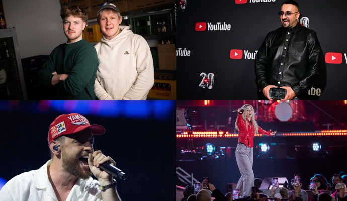 Die ersten Acts sind bekannt (im Uhrzeigersinn): 01099 aus Dresden, Rapper SSIO, die österreichische Sängerin Esther Graf und Rapper Bausa werden im Juli das Happiness in Straubenhardt rocken.