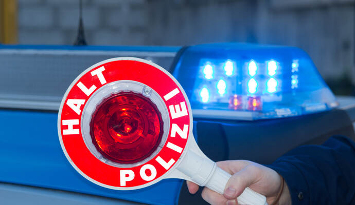 Der 26-Jährige wollte sich einer Polizeikontrolle entziehen.
