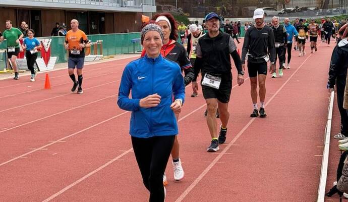 Beim 24-Stunden-Lauf in Barcelona war Tanja Höschele die Beste in ihrerAltersklasse und die Fünftschnellste aller Frauen.
