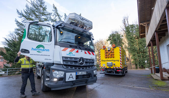 ausgelaufener Diesel Kupferhammer