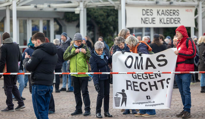 Querdenker Antifa Demonstration 