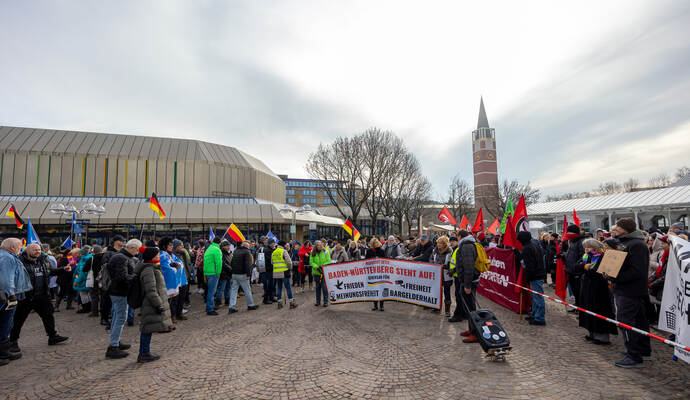 Querdenker Antifa Demonstration 