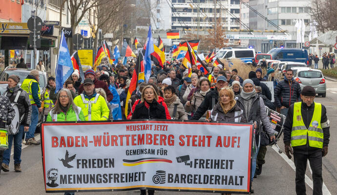 Querdenker Antifa Demonstration 