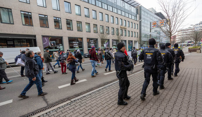 Querdenker Antifa Demonstration 