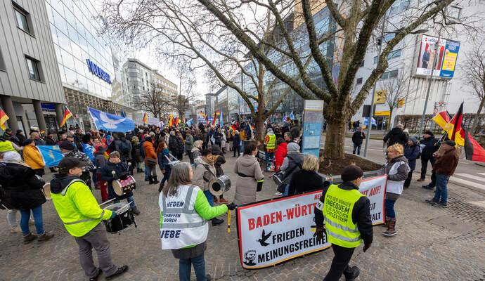 Querdenker Antifa Demonstration 
