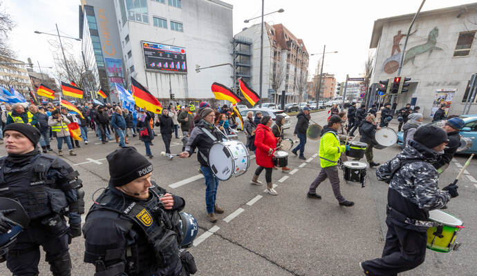Querdenker Antifa Demonstration 