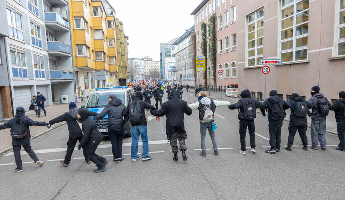 Querdenker Antifa Demonstration 