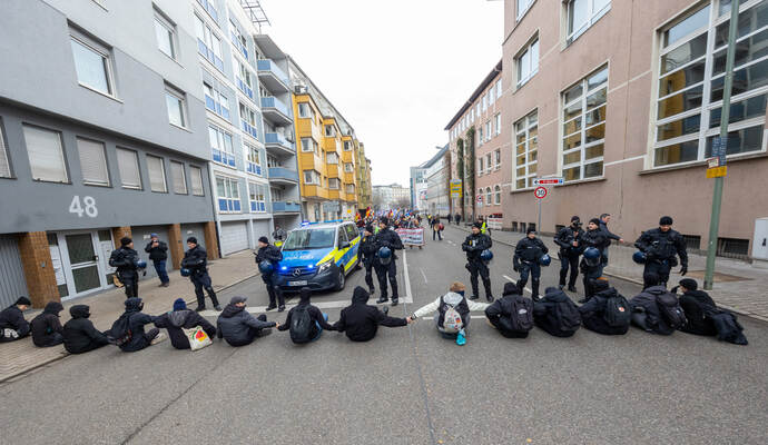 Querdenker Antifa Demonstration 