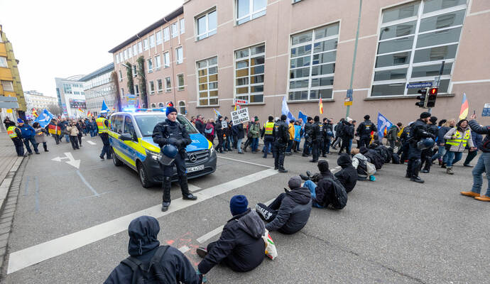 Querdenker Antifa Demonstration 
