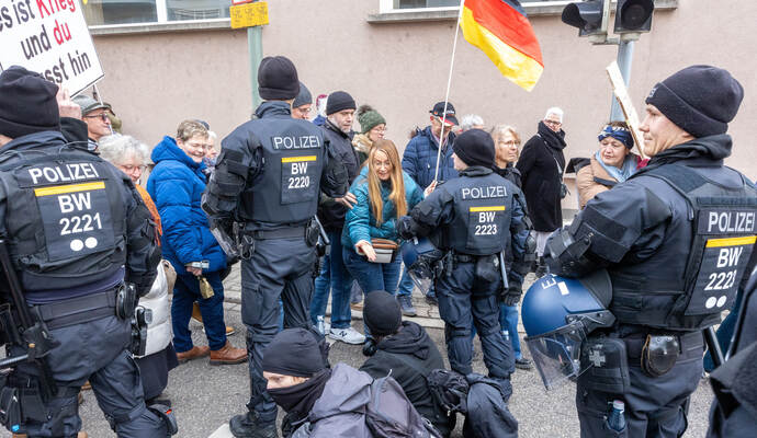 Querdenker Antifa Demonstration 