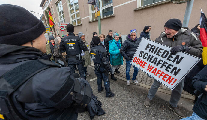 Querdenker Antifa Demonstration 