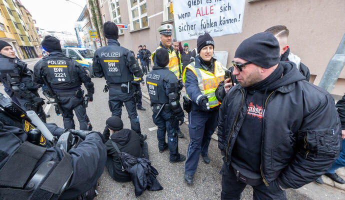 Querdenker Antifa Demonstration 