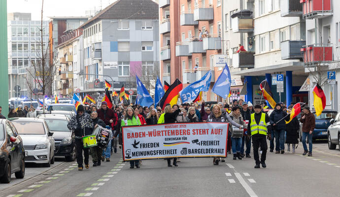 Querdenker Antifa Demonstration 