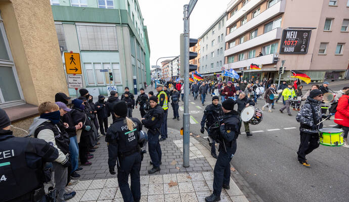 Querdenker Antifa Demonstration 