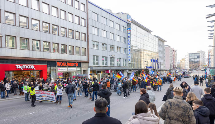 Querdenker Antifa Demonstration 