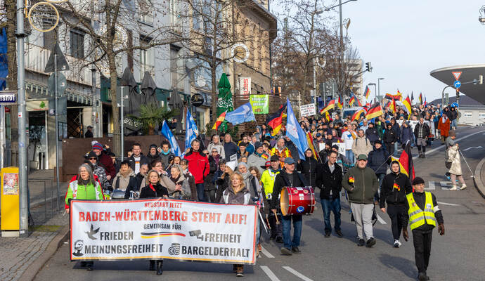 Querdenker Antifa Demonstration 