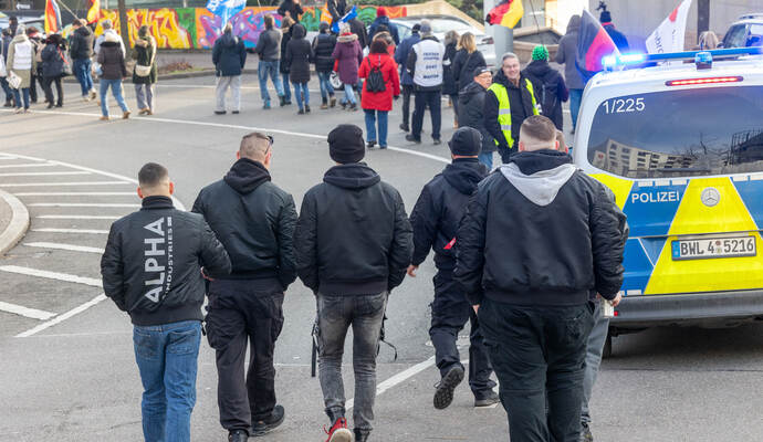 Querdenker Antifa Demonstration 