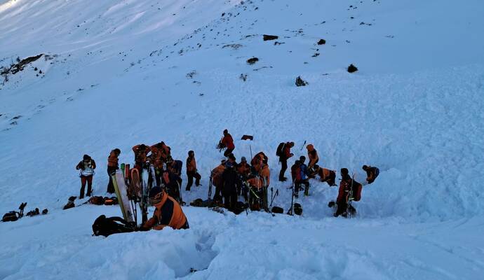 Fünf Tote bei zwei Lawinenabgängen in Österreich