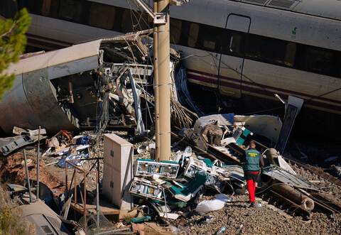 Nach dem Zugunglück in Spanien