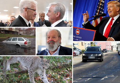 Die Grünen gewinnen die Landtagswahl, Trump landet auf dem Chefsessel im Weißen Haus. Ein Auto fällt in die Enz, Bud Spencer stirbt. Ein neuer Luchs erobert, wenn auch nur kurz, den Pforzheimer Wildpark. Und in Straubenhardt schmilzt die Ortsdurchfahrt in der Sommerhitze. 2016 ist Einiges losgewesen.
