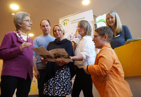 Es ist noch viel zu tun, um Familien mit schwerstkranken oder behinderten Kindern zu helfen. Darein sind sich Stefanie Seemann, Jörg Bort, Meike Günther, Karin Eckstein, Simone Fischer und Andrea Kienzle (von links) einig.