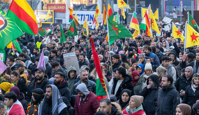 Über 500 Menschen haben am Demonstrationszug teilgenommen.