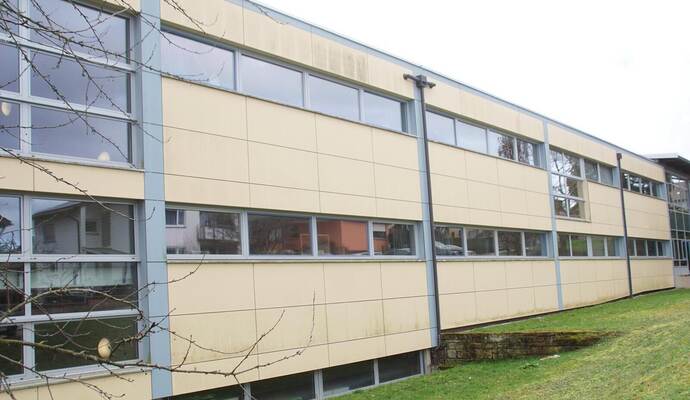 Auf dem Gelände der Steiner Heynlinschule will der Gemeinderat einen Neubau mit Betreuungsräumen und Mensa errichten lassen. Wie er aussehen und wo er platziert werden könnte, ist öffentlich noch nicht bekannt. Roller