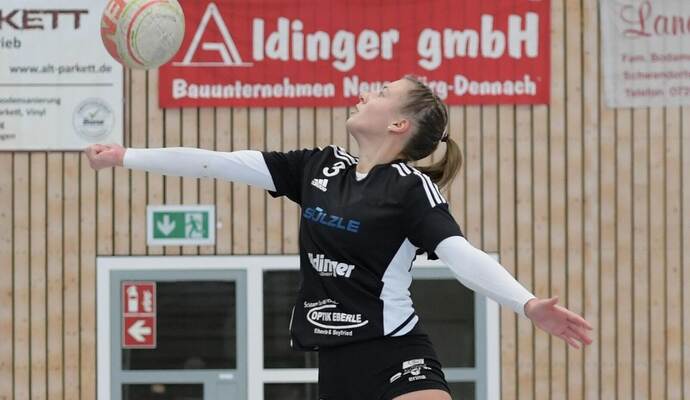 Der TSV Dennach mit Ann-Kathrin Motteler spielt um den DM-Titel.