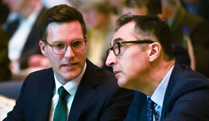 Manuel Hagel und Cem Özdemir